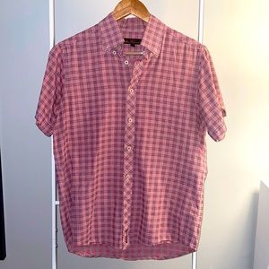 Ben Sherman mens size M short sleeve check shirt great condition!